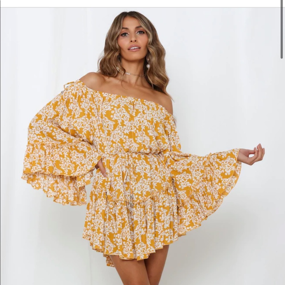 Hello Molly Off the Shoulder Dress
